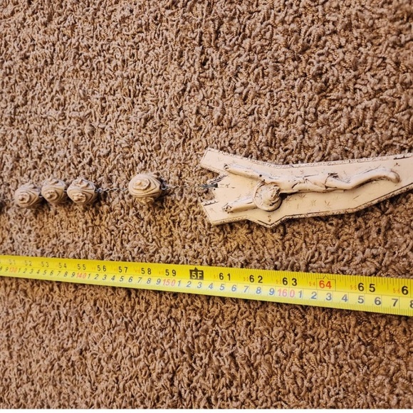 Large Wall Rosary Alabasterite 66" - Picture 5 of 12